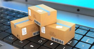 Casa 22 Cardboard boxes and keyboard representing import order records