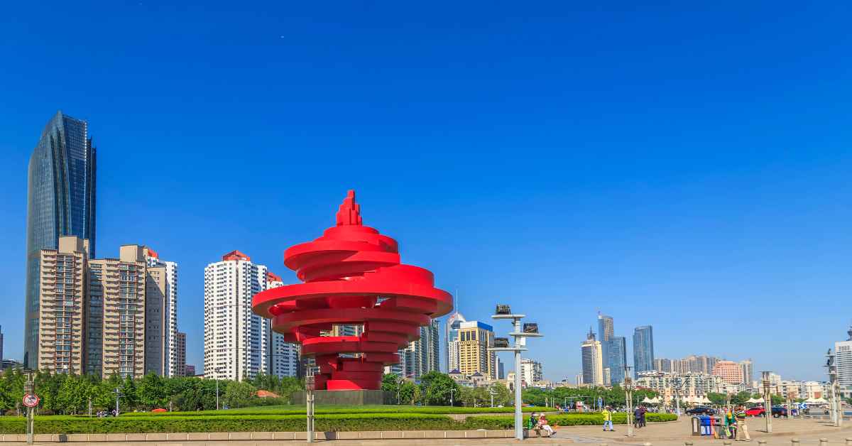 Ķīnas galveno ostu saraksts 5 qingdao